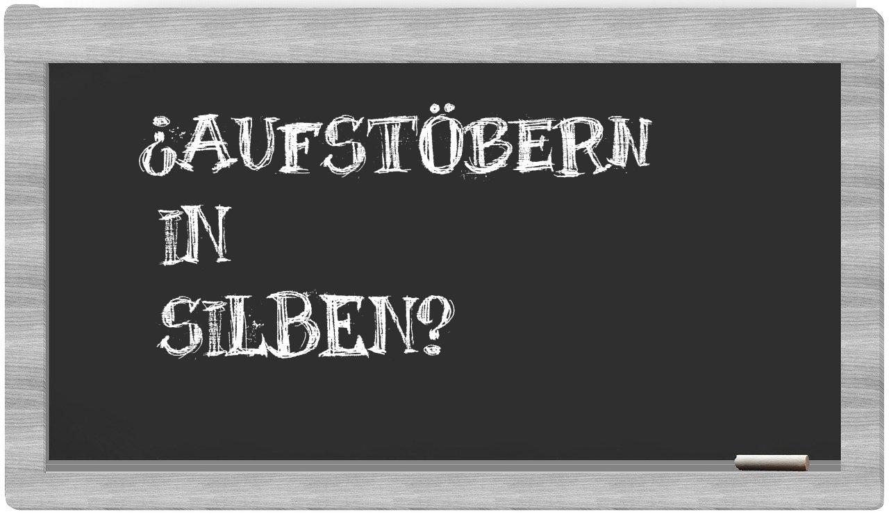 Aufstöbern in syllables