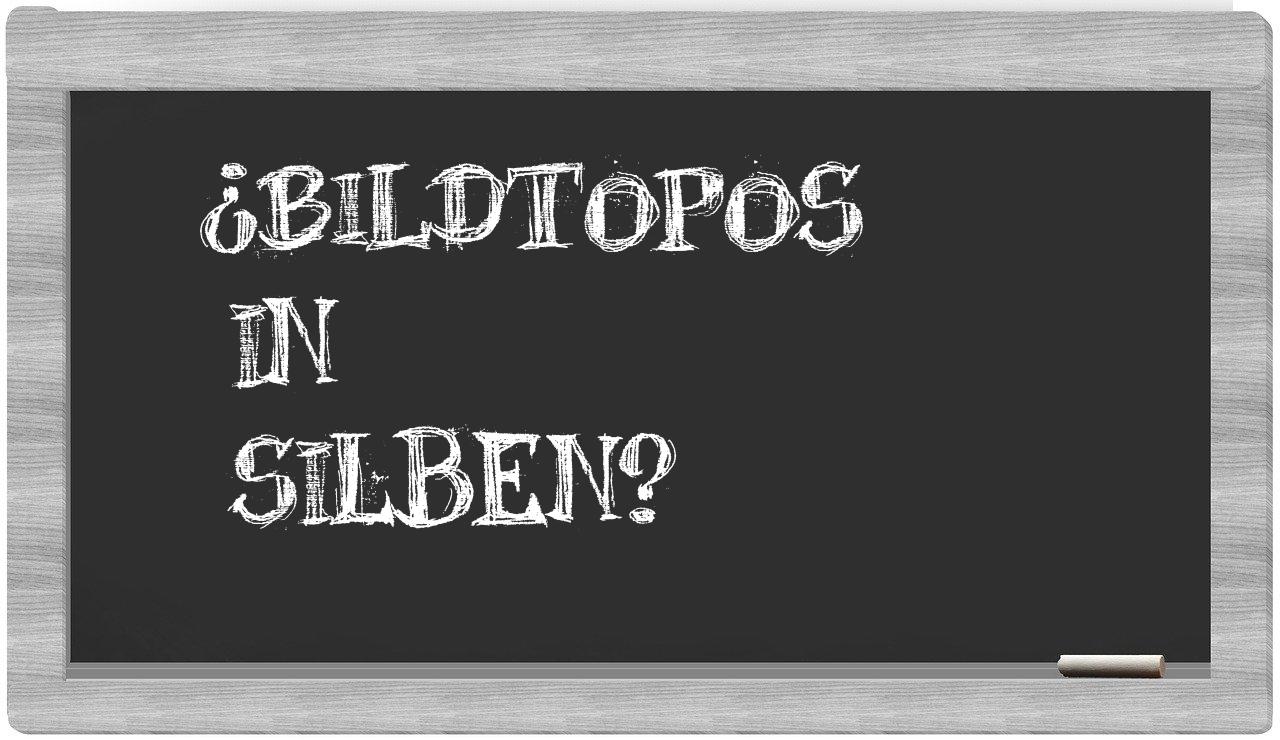 Bildtopos in syllables