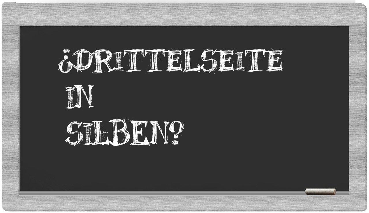 Drittelseite in syllables