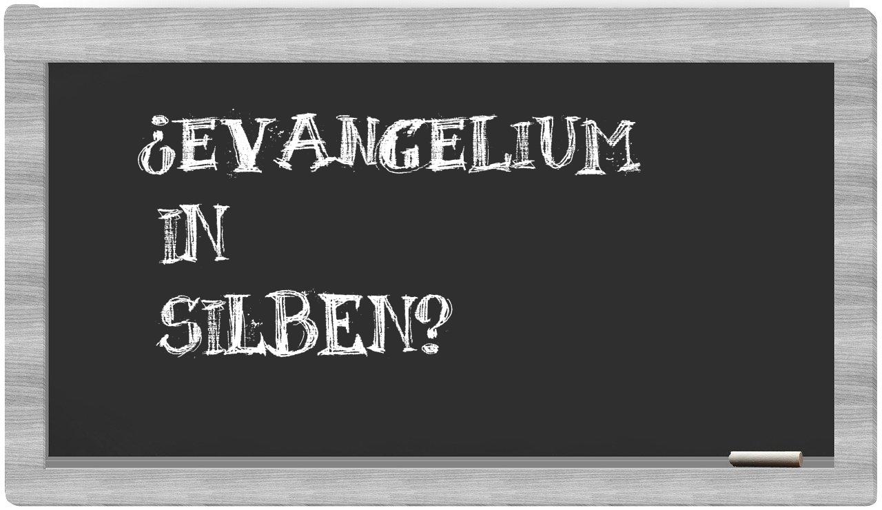 Evangelium in syllables
