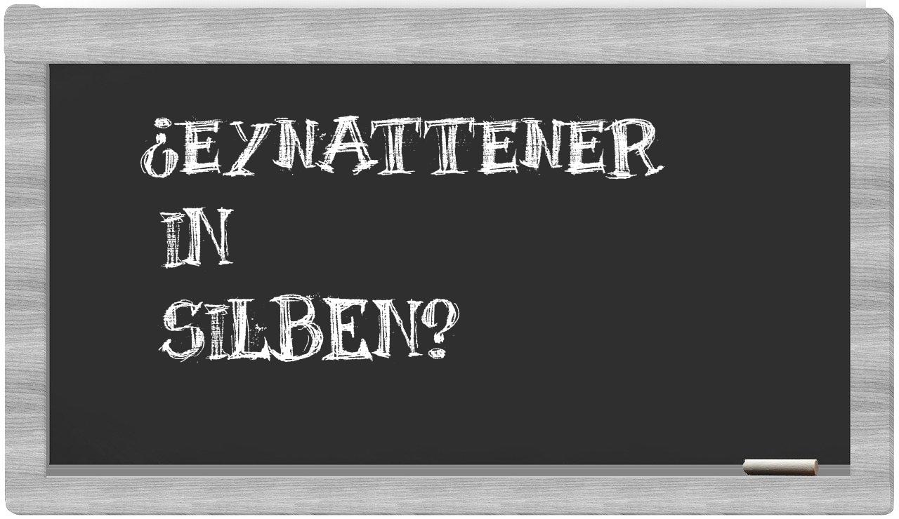 Eynattener in syllables