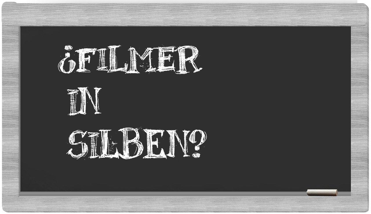 Filmer in syllables