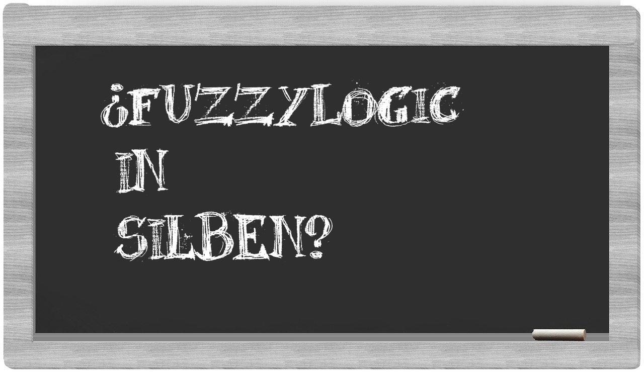 Fuzzylogic in syllables