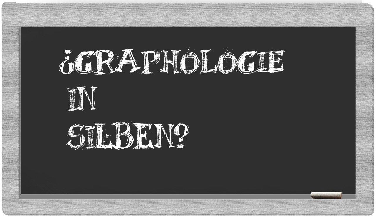 Graphologie in syllables