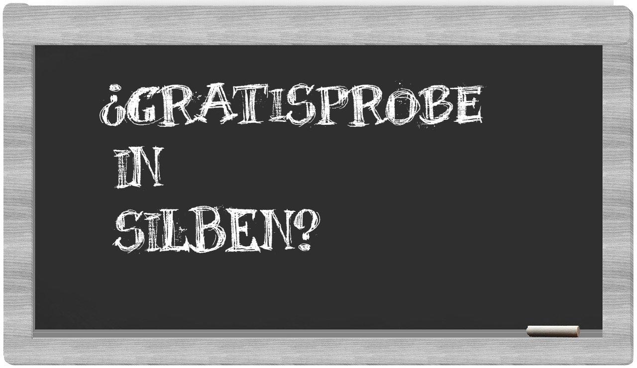 Gratisprobe in syllables