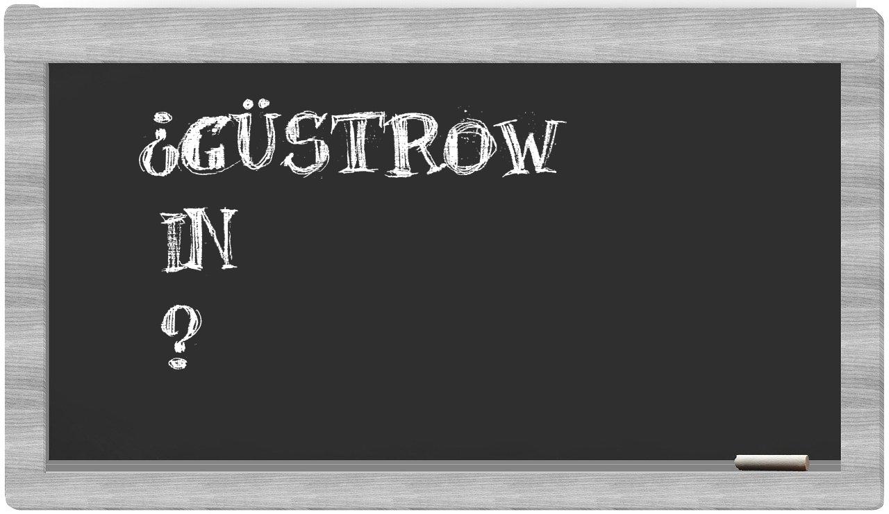 ¿Güstrow en sílabas?