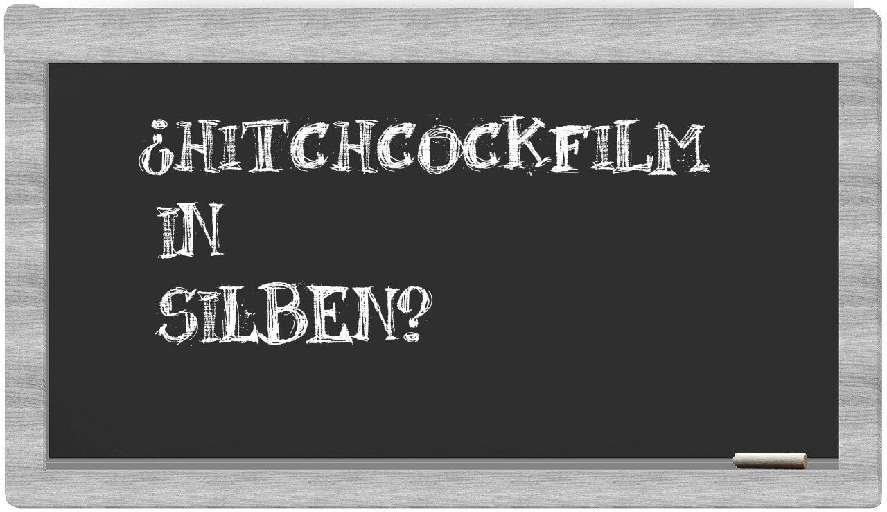 Hitchcockfilm in syllables