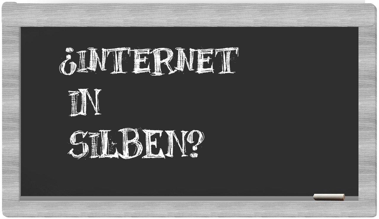 Internet in syllables