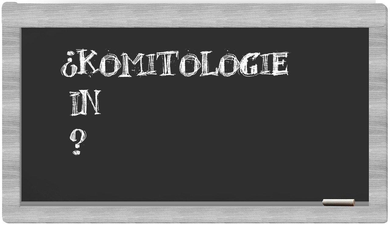 ¿Komitologie en sílabas?