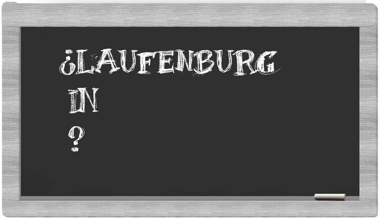 ¿Laufenburg en sílabas?