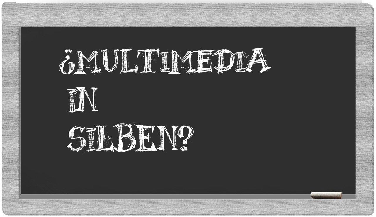Multimedia in syllables