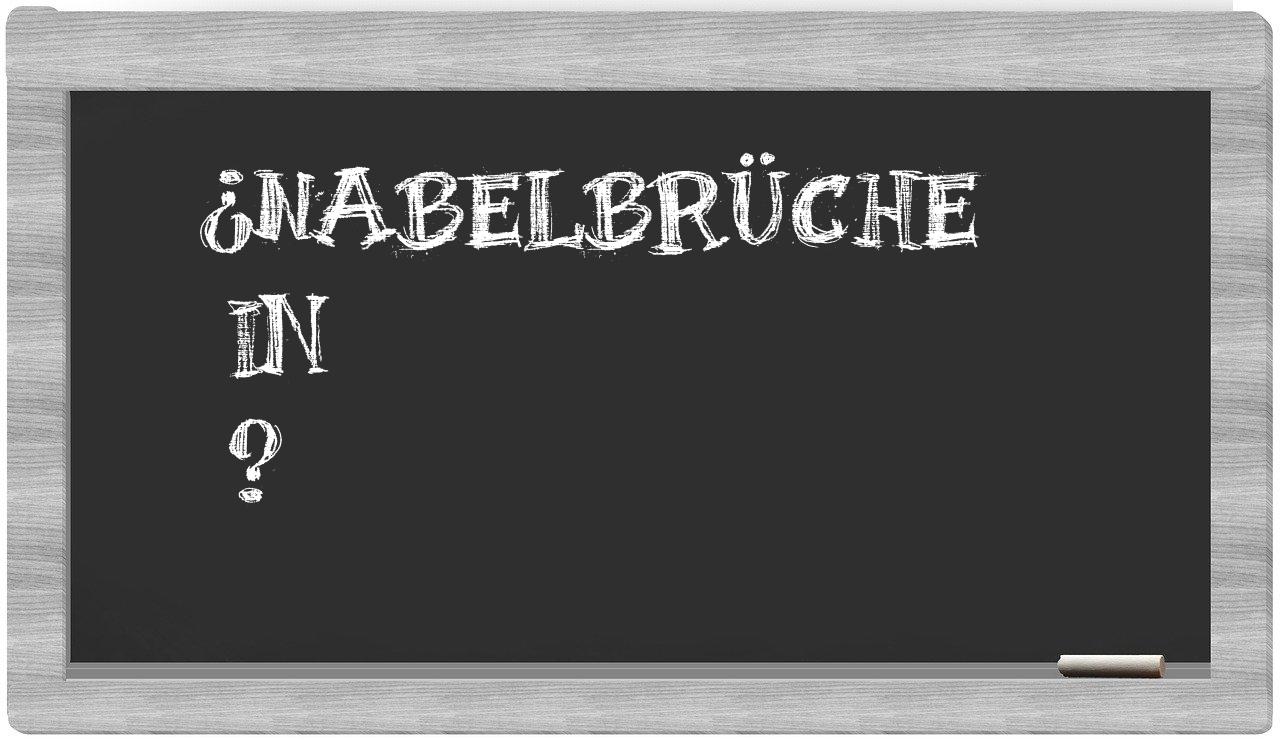 ¿Nabelbrüche en sílabas?
